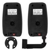 Kit Amplificador 600w Pro Som Ambiente + 2 Caixas Parede Preto