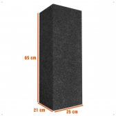 Caixa de Som Corujinha Vazia 2 6x9 Polegadas Furo Player Vertical