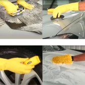 Kit Lavagem Automotiva 10 Peças Escova Luva Esponja Completo