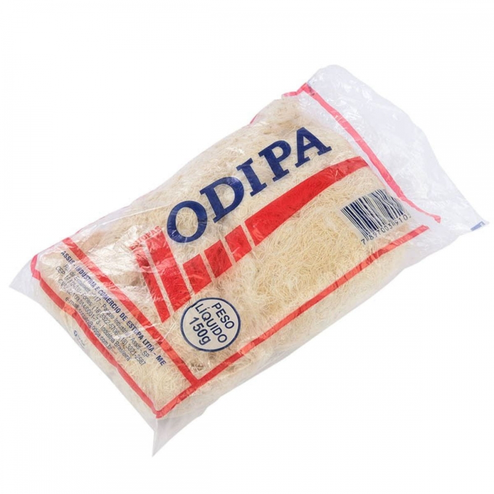 Estopa Branca 150g Limpeza Polimento Acabamento Alta Absorção