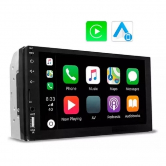 Mp5 Multimidia Gol Parati Saveiro G4 Carplay Android Auto