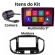 Multimídia Android Carplay 9p 2+32Gb Quadcore Uno BP Gps Bt