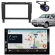 Central Multimídia Carplay Android Saveiro G3 Moldura + Câmera Preto
