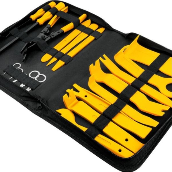 Jogo Espátulas Nylon E Chaves Som Automotivo 20 Pçs Vonder