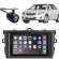 Central Multimídia 2 Din Mp5 Toyota Corolla Câmera Moldura Tela Grafite