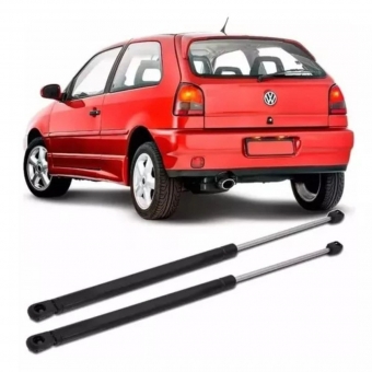 Par Amortecedor Tampa Traseira Porta Mala Gol G2 C/ Limpador