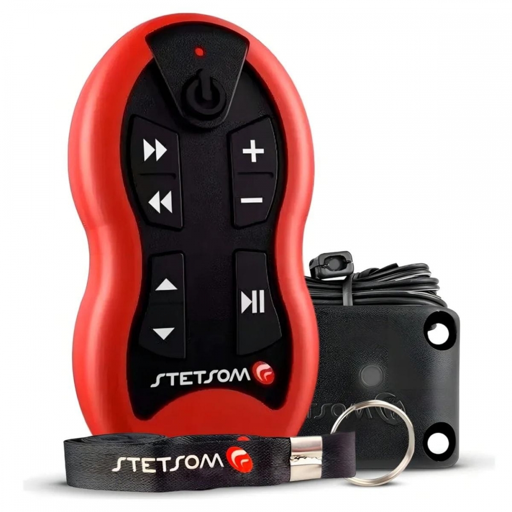Controle Remoto Longa Distância Universal Original Completo - Vermelho