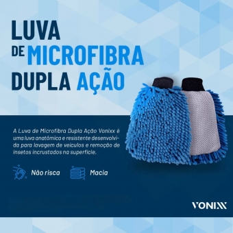 Kit Lavagem Automotiva Shampoo V-mol Vonixx Luva Microfibra