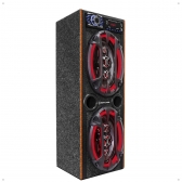 Caixa de Som Corujinha Vazia 2 6x9 Polegadas Furo Player Vertical