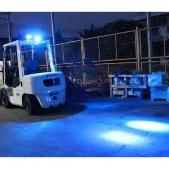 Farol Led Empilhadeira Blue Spot Luz Azul 20w Pulverizador