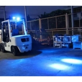 Farol Led Empilhadeira Blue Spot Luz Azul 20w Pulverizador
