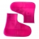 Capa Sapato Impermeável Silicone Tênis Chuva Motoboy Rosa - G