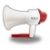 Megafone Gravador Voz Portátil Profissional Recarregável 30W