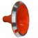 Corneta Cone Curto Rosca Bocal Alumínio Laranja HL 11-25 Som