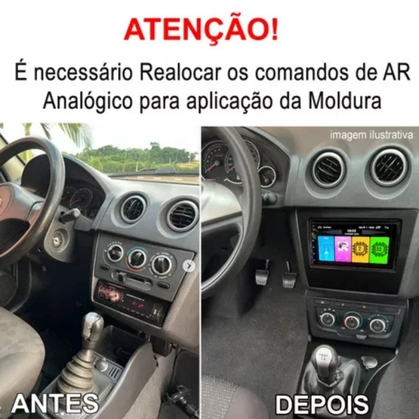 Central Multimídia Android Celta G2 Prisma G1 Wifi Gps