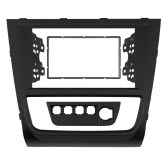 Central Multimidia Android Auto Saveiro G6 Moldura + Câm Preto