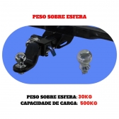 Engate Reboque Fixo Reforcel Fiat Uno 1984 a 2003 500Kg