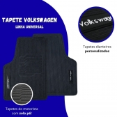 Tapete Universal Para Linha Volkswagen Emborrachado 4 Peças