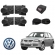 Kit Trava Elétrica VW Fox Gol Parati 2001 em Diante 4P Tragial PAKTVWMN003