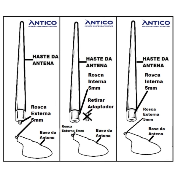 Haste de Teto Mega Flex New Ford Preta HS330