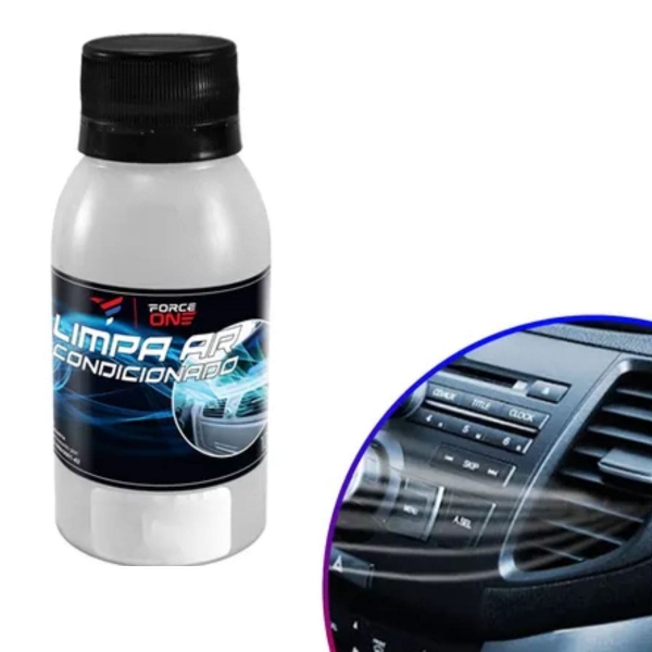 Limpa Ar Condicionado Automotivo Nebulizador 100ml Force One