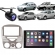 Central Multimídia Mp5 Fiat Siena G3 Câmera Moldura Tela Cinza Brilhante