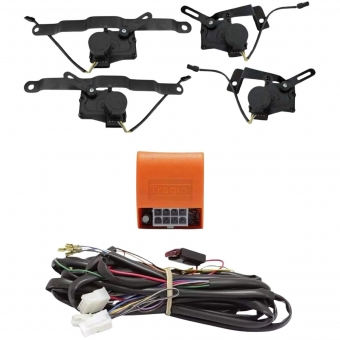 Kit Trava Elétrica Dedicada GM Onix Prisma 4 Portas Tragial PAKTGMMN011