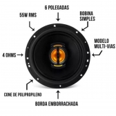 Par Alto Falantes 6 Polegadas Jb6 Flex Le Son 110w 4 Ohms