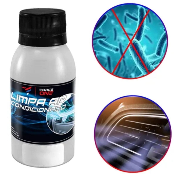 Limpa Ar Condicionado Automotivo Nebulizador 100ml Force One