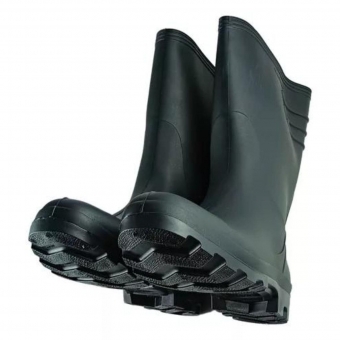 Bota De Pvc Forrada Impermeável Borracha Motoboy Chuva Moto