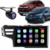Central Multimídia Android 2 Din Honda WRV Moldura 9