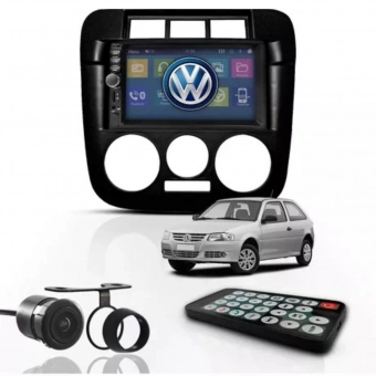 Central Multimídia Mp5 2 Din Gol Parati Saveiro G4 Camera Ré