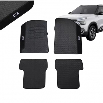 Kit Tapete Emborrachado C3 2023 Até 2025 3 Peças
