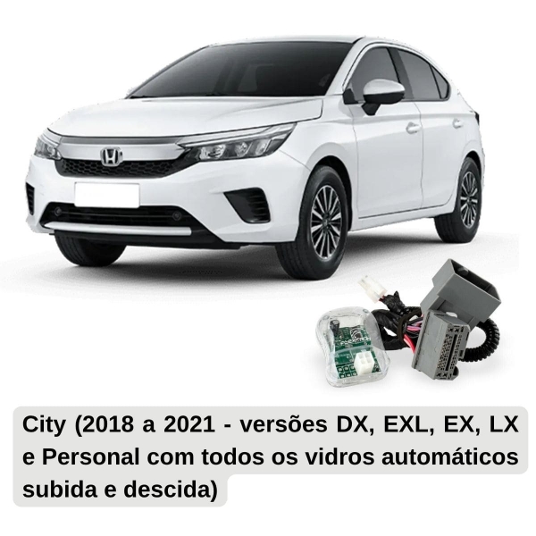 Módulo Retrovisor Tilt Down Carro Honda City Civic CR-V HR-V