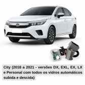 Módulo Retrovisor Tilt Down Carro Honda City Civic CR-V HR-V