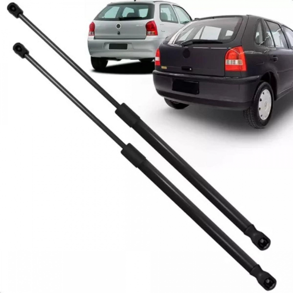 Par Amortecedor Tampa Trase Porta Mala Gol G3 G4 C/ Limpador