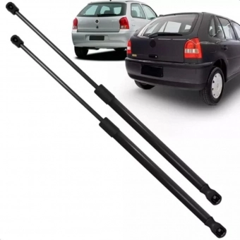 Par Amortecedor Tampa Trase Porta Mala Gol G3 G4 C/ Limpador