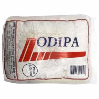 Estopa Branca 400g Limpeza Polimento Acabamento Alta Absorção
