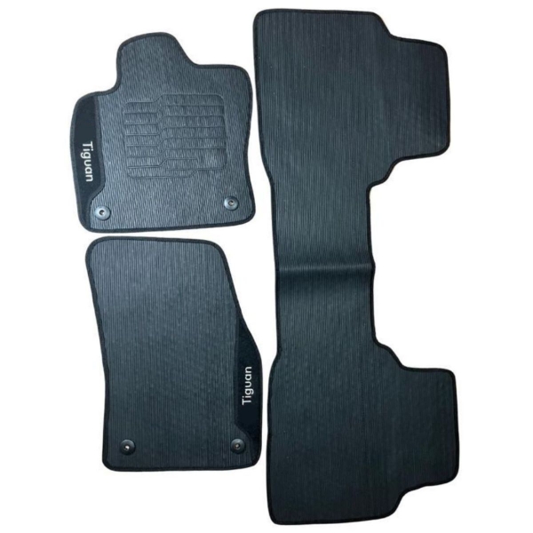 Kit Tapete Emborrachado VW Tiguan 2018 Até 2025 3 Peças