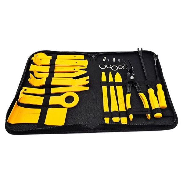 Jogo Espátulas Nylon E Chaves Som Automotivo 20 Pçs Vonder