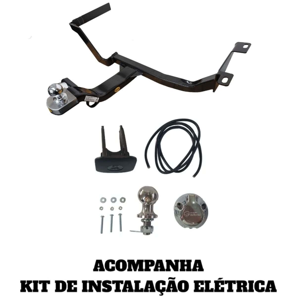 Engate Reboque Fixo Palio Econ Fire Elx 2004 A 2019 500Kg