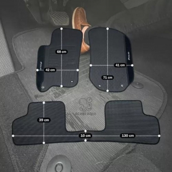 Kit Tapete Emborrachado Palio 2012 Até 2021 3 Peças