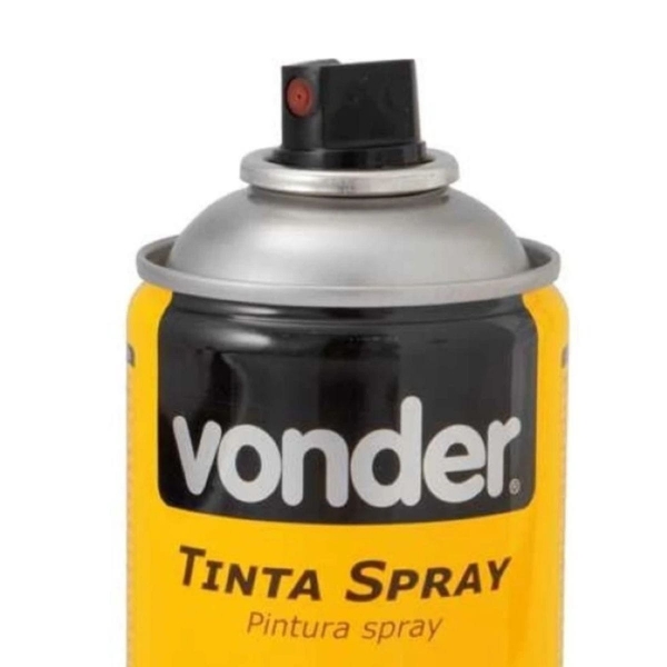 Tinta Spray Branco Fosco 350ml Uso Geral Vonder Pintura