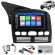 Central Multimídia 2 Din Mp5 Fiat Strada G1 Câmera Moldura