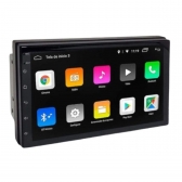 Central Multimídia Android Saveiro G5 Câmera Ré Prata Bt