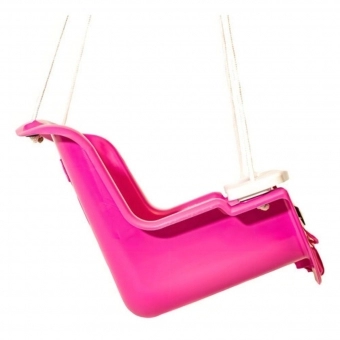 Balanço Infantil Bebê Kids Com Cinto + Cordas Cor Rosa