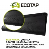 Kit Tapete Emborrachado Universal Adaptável Borcol 4 Peças