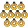 Kit 10 Reparos Driver Hi-300 Tweeter 8 Ohms 100w Hi-320 Force