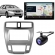 Central Multimídia Carplay Android City Moldura + Câmera Prata