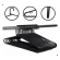 Kit 100 Cabides Preto 8mm Adulto Reforçado Para Roupas